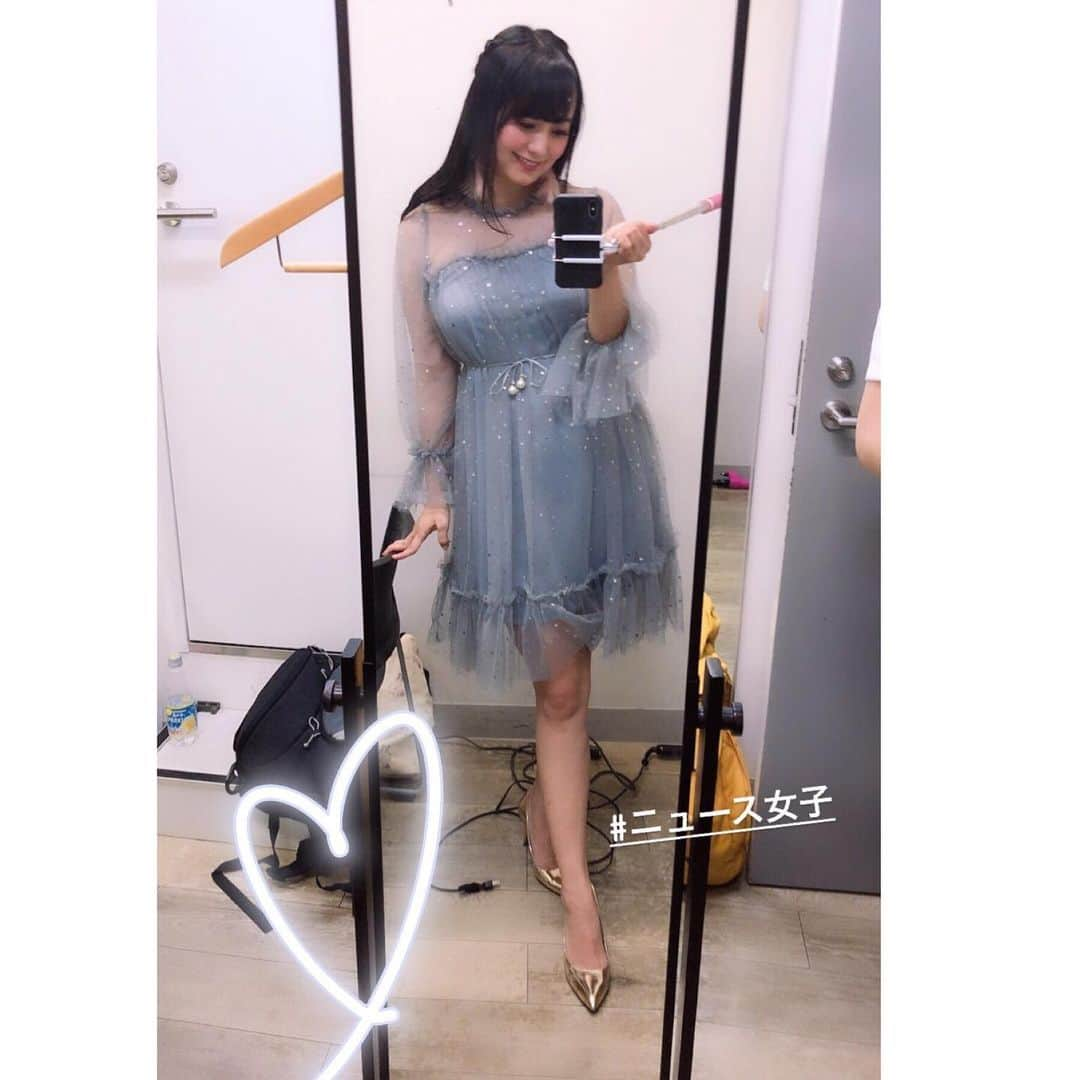 脊山麻理子さんのインスタグラム写真 - (脊山麻理子Instagram)「SPの収録はネットで買ったこちらのキラキラ夢可愛い衣装を着ましたよ♡ #ニュース女子 #DHCテレビ」6月28日 14時34分 - mariko_seyama_milkpon