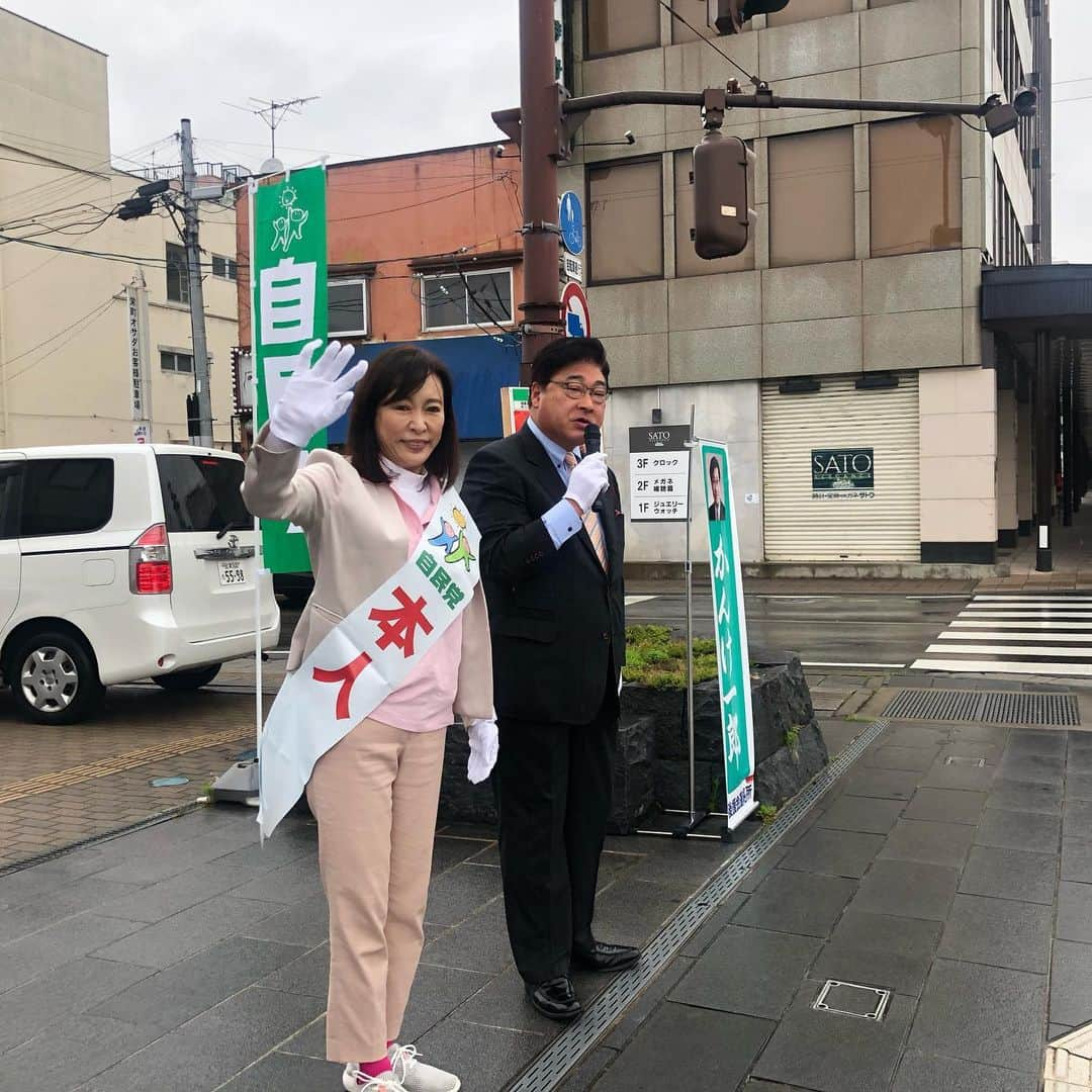 森まさこさんのインスタグラム写真 - (森まさこInstagram)「今朝7時、会津若松市神明通りで街頭演説を行いました！ #会津若松 #タスキ #本人 #街頭演説 #ありがとうございます #森まさこ #ふくしまを守る」6月28日 14時46分 - mori_masako_