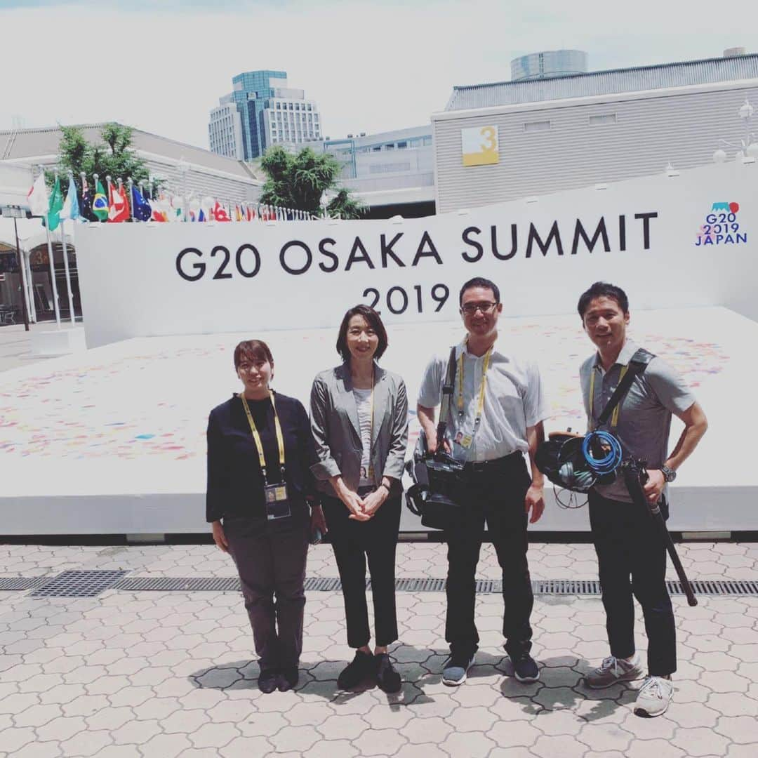 長野智子さんのインスタグラム写真 - (長野智子Instagram)「G20 取材開始。  #本記以外のことを写真で #レオナルドダヴィンチのアンドロイドとか #芸妓さんとかいます #時差のある記者は大変 #20 #osaka #インデックス大阪 #メディアセンター」6月28日 15時28分 - naganotomoko