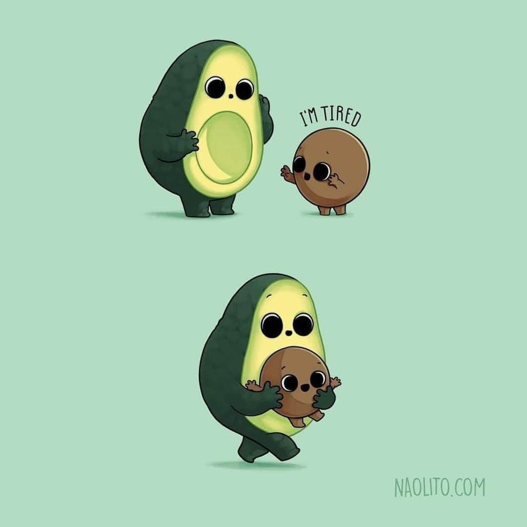 9GAGさんのインスタグラム写真 - (9GAGInstagram)「I’m always here when you need me😗 Follow @couple for more #couplegoals⠀ -⠀ ✏️ @naolito⠀ -⠀ #couple #relationship #relationshipgoals #comic #avocado」6月28日 16時38分 - 9gag