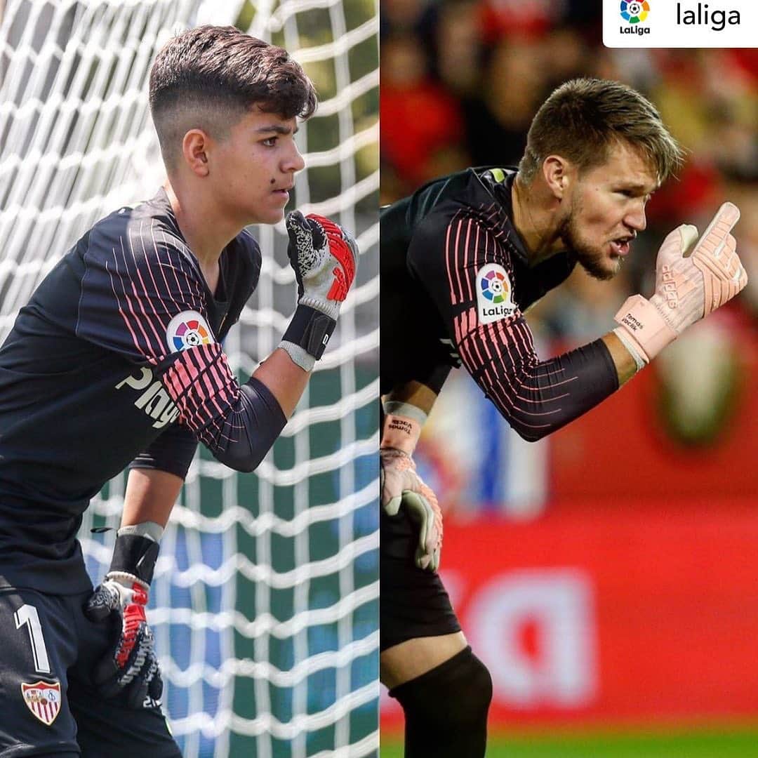 セビージャFCさんのインスタグラム写真 - (セビージャFCInstagram)「#repost • @laliga FOCUSED x2! 👀👀 • #LaLigaPromises #LaLiga #Vaclik #Goalkeeper #SevillaFC」6月29日 3時19分 - sevillafc