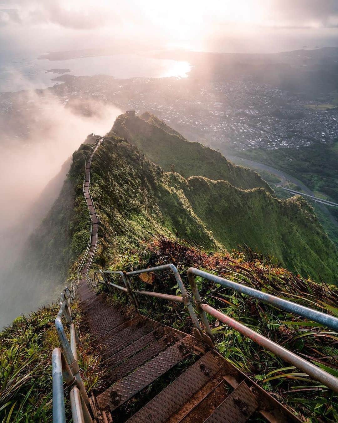 instagoodさんのインスタグラム写真 - (instagoodInstagram)「@jerre_stead Did you know there is a plan to rip these beautiful stairs out 😭 the state of Hawaii is considering spending over 1 million $ to rip these out as opposed to finding a solution to making them accessible. Here’s the question, what would you do if it were your choice? Remove the stairs and spend a million, or invest in repairs and open them as an attraction?」6月29日 3時19分 - instagood