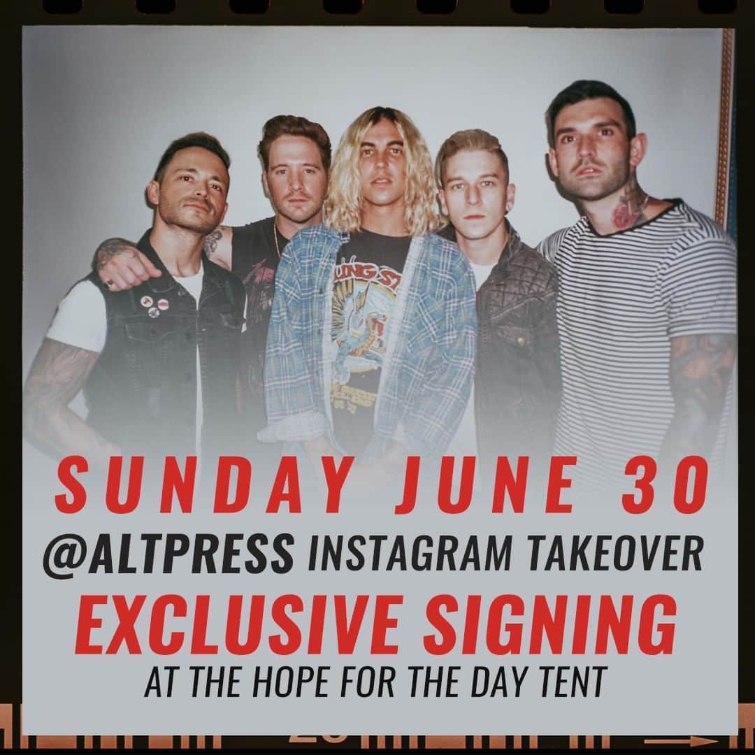 Alternative Pressさんのインスタグラム写真 - (Alternative PressInstagram)「🚨 @sleepingwithsirens will be taking over the AltPress Instagram account all day SUNDAY from @vanswarpedtour Atlantic City! Join them for a special signing at the @hopefortheday tent at 2:30 PM EST on Sunday 🚨⁠ .⁠ .⁠ .⁠ .⁠ .⁠ .⁠ #sleepingwithsirens #sws #hopefortheday #vanswarpedtour #warpedtour #warpedforever #foreverwarped #warped25」6月29日 3時35分 - altpress