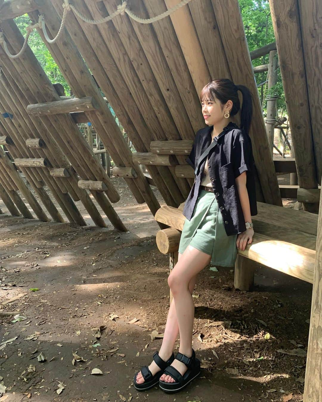 吉川七瀬さんのインスタグラム写真 - (吉川七瀬Instagram)「この前アンデルセン公園に行ってきました✌️ バーベキューできたり、美味しいもの食べれたり、動物と触れ合えたり、アスレチックがあったりほんと色々楽しいことがいっぱい詰まってるアンデルセン公園🤤 千葉のおすすめスポット！笑 #アンデルセン公園 #セブンセコーデ」6月28日 19時42分 - yoshikawa_nanase