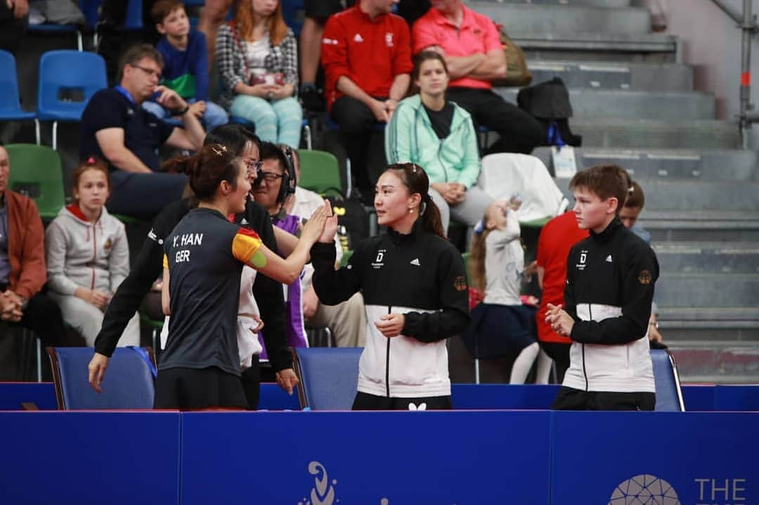 ITTF Worldさんのインスタグラム写真 - (ITTF WorldInstagram)「💪🏻💪🏻💪🏻 #Germany 🇩🇪 survives the biggest test and goes through to the final after defeating #Poland 🇵🇱3-2 🏓  #EuropeanGames #Tokyo2020」6月28日 19時59分 - wtt