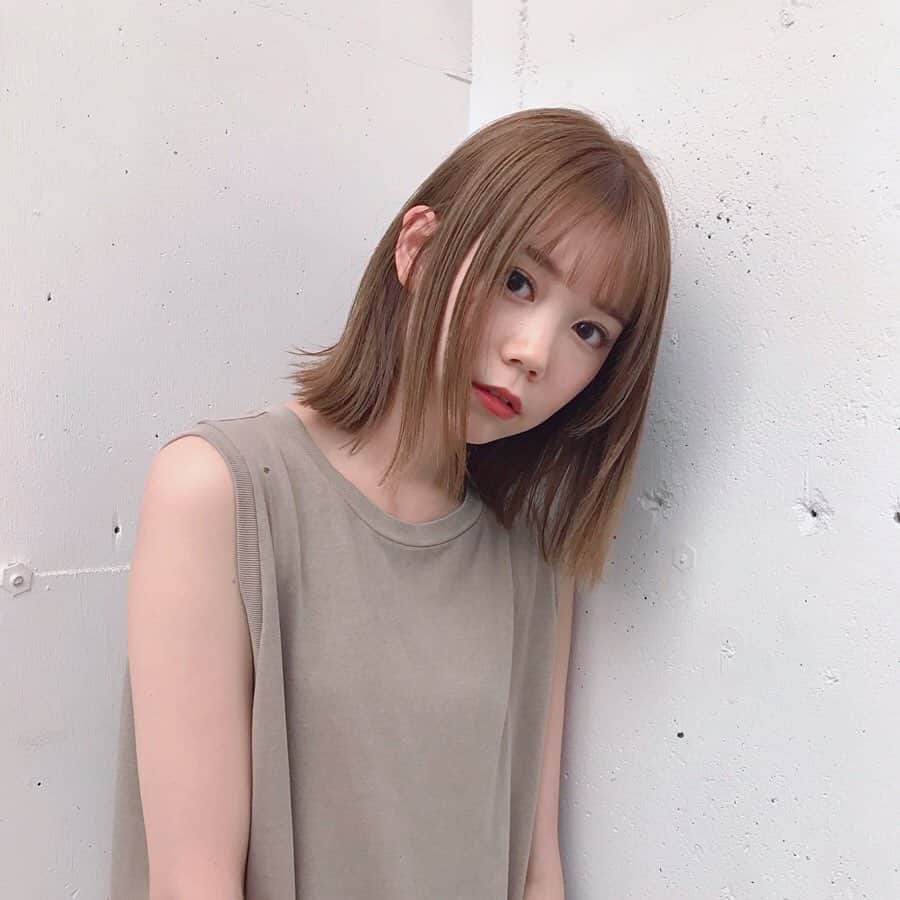 千田麻実のインスタグラム：「一時的にこんな感じです(多分)☺︎⠀ ⠀」