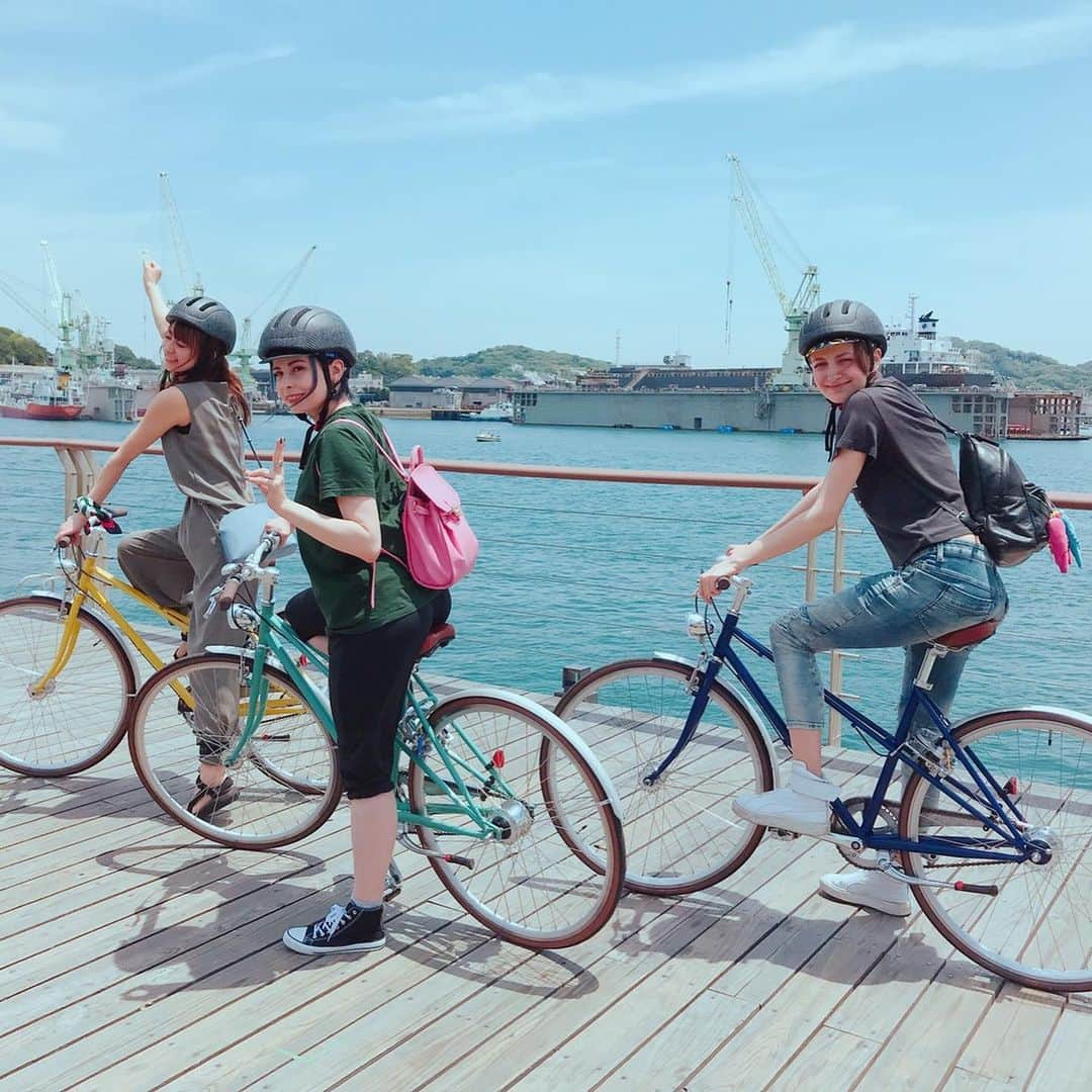 前田ゆうさんのインスタグラム写真 - (前田ゆうInstagram)「きのうのJIMはin広島 サイクリング🚴‍♂️前編🚴‍♀️だったよ😆‼️ 来週もおたのしみに🥰✨ 視聴率めちゃくちゃよかったみたい😍‼️ありがとー(^ ^)♪うれしいです😆 ＃広島 #hiroshima」6月28日 21時29分 - yuu_maeda