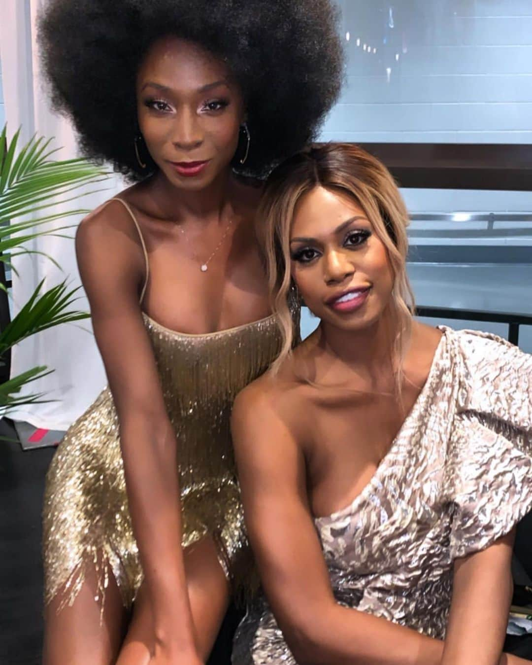 ナイーム カーンさんのインスタグラム写真 - (ナイーム カーンInstagram)「Love you both. @angelicaross @lavernecox #worldpride #posefx what a fun night. Thank u @brandonmgarr the best stylist. Angelica u in that dress brought me back to my days with Halston. That movement and shimmer and beautiful you. Nobody could have worn that dress better. You are just incredible. Much love. N」6月28日 22時01分 - naeemkhannyc