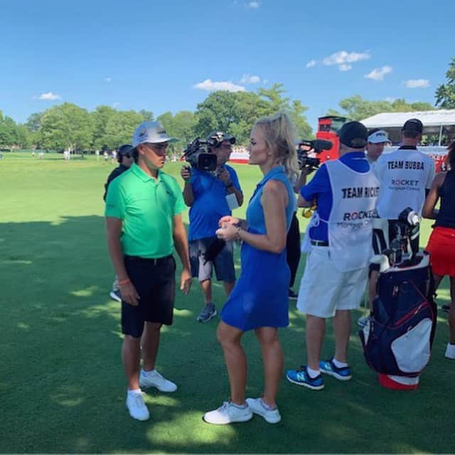 ブレア・オニールさんのインスタグラム写真 - (ブレア・オニールInstagram)「👏🏼 Had a blast earlier this week playing w/ Kid Rock, Justin Abdelkader & Rickie Fowler in the Area 313 Celebrity Challenge ✨✅ 👏🏼🏌🏼‍♀️🏌🏽‍♂️🏌🏽‍♂️🏌🏽‍♂️in Detroit #TeamRickie • • #detroit #kidrock #rickiefowler #detroitgolfclub #rocketmortgageclassic #celebritygolf #golf #celebritychallenge」6月28日 22時34分 - blaironealgolf