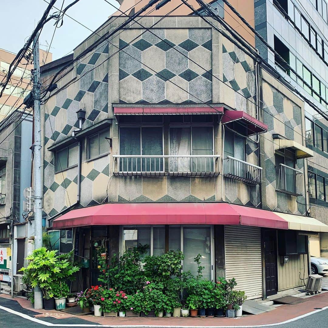 散歩の達人さんのインスタグラム写真 - (散歩の達人Instagram)「素敵な模様の建物発見。 A building with geometric pattern. #hello #昭和の東京を歩く #看板建築 #上野 #東京 #ueno #tokyo #散歩の達人」6月28日 22時42分 - san_tatsu