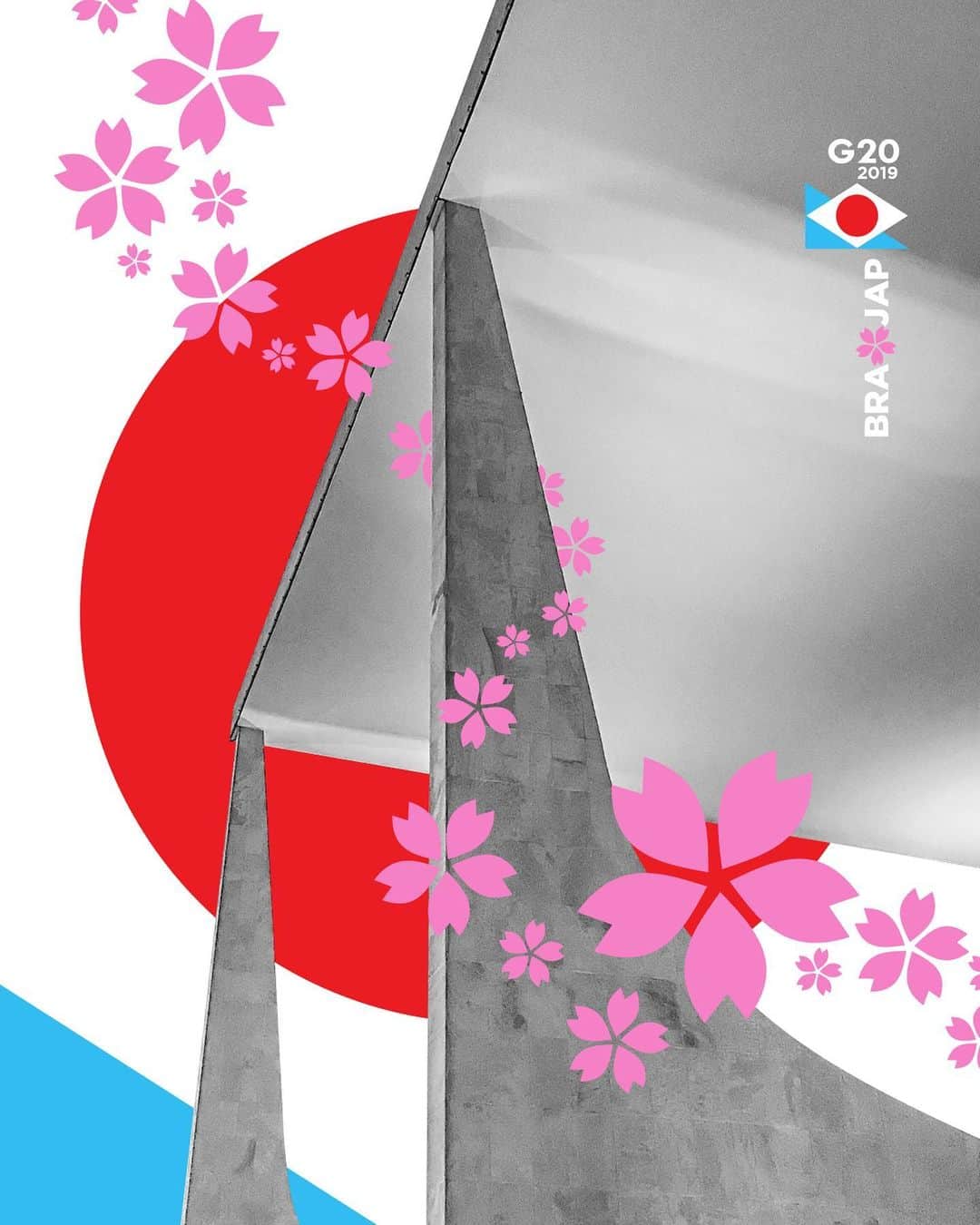 ジルマ・ルセフさんのインスタグラム写真 - (ジルマ・ルセフInstagram)「G20 NO JAPÃO O Brasil está presente na reunião dos líderes mundiais em Osaka, no Japão, que se inicia hoje. Um dos símbolos do evento é a flor de cerejeira, flor nacional do Japão, conhecida como Sakura. #g20 #japao #brasilia」6月28日 23時15分 - presidenciadobrasil