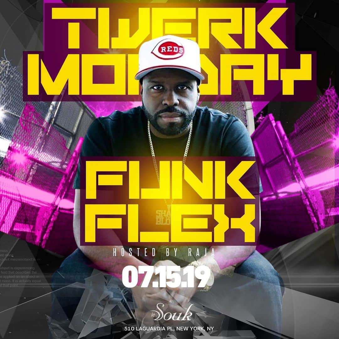 ファンクマスター・フレックスのインスタグラム：「@funkflex x #Raja x @litdigitaldjs」