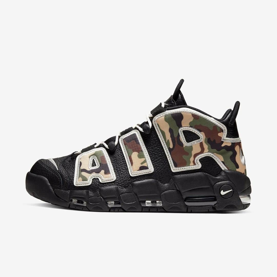 Foot Lockerさんのインスタグラム写真 - (Foot LockerInstagram)「Hidden in plain sight. #Nike More Uptempo 'Camo' Available Now, In-Store and Online Full Family」6月29日 0時01分 - footlocker