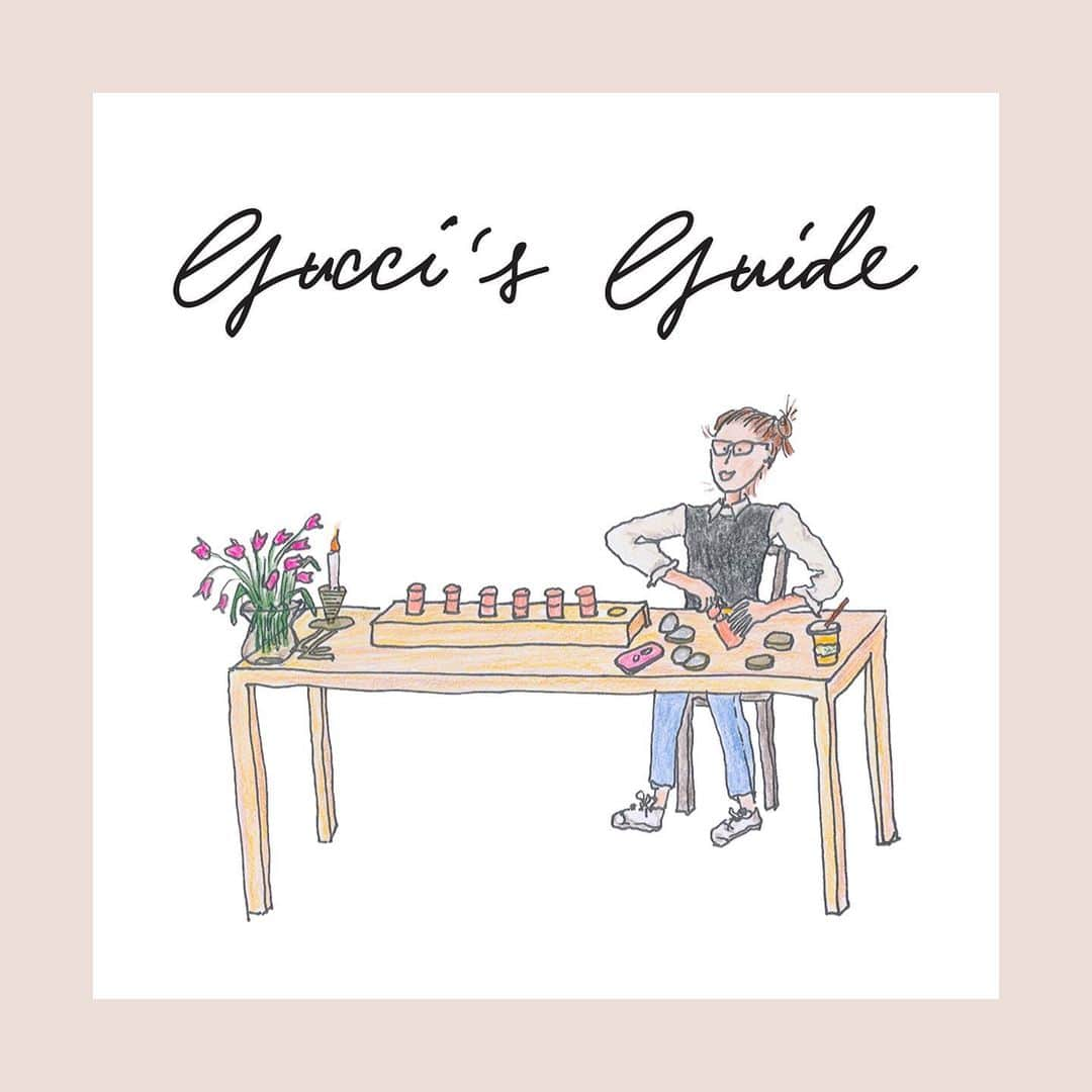 グッチ・ウェストマンさんのインスタグラム写真 - (グッチ・ウェストマンInstagram)「I’m so excited to announce that my new online blog #GuccisGuide is now live! I can’t wait to share my take on clean beauty, makeup tutorials, eating well,  and everything in between! Illustration by @therealgracecoddington 💗」6月29日 0時02分 - gucciwestman