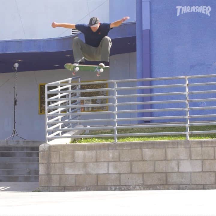 スラッシャーのインスタグラム：「👉🏽 @brockel in @realskateboards ‘From Here to There’ ROUGH CUT 🎬 Now playing on ThrasherMagazine.com 📡」