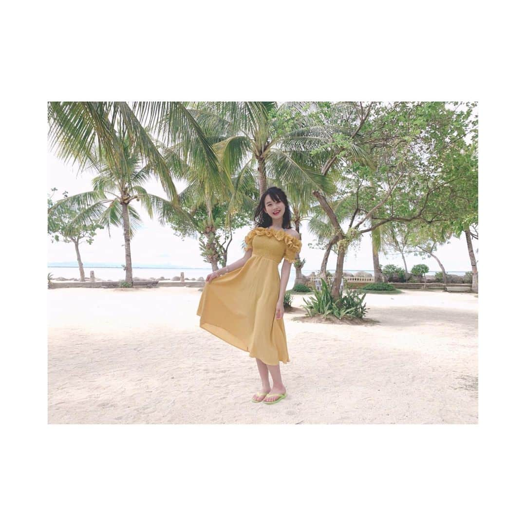 横山結衣さんのインスタグラム写真 - (横山結衣Instagram)「セブ島に行ってきました☺️ 暑かった〜☺️ 写真ちょこちょこ乗せて行きますね〜☺️ お洋服は  @holidayandholiday_official  さんの☺️ フリフリかわいい🧡」6月29日 0時27分 - yoko_yui_team8