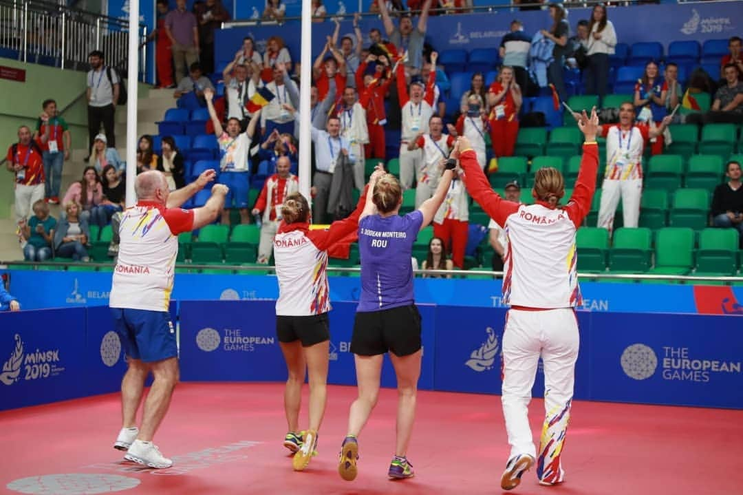 ITTF Worldさんのインスタグラム写真 - (ITTF WorldInstagram)「OUTSTANDING performance just finished in #Minsk 🤩🏓👏🏻👏🏻👏🏻 #Romania 🇹🇩 makes #EuropeanGames final after defeating #Hungary 🇭🇺 3-2」6月29日 0時35分 - wtt