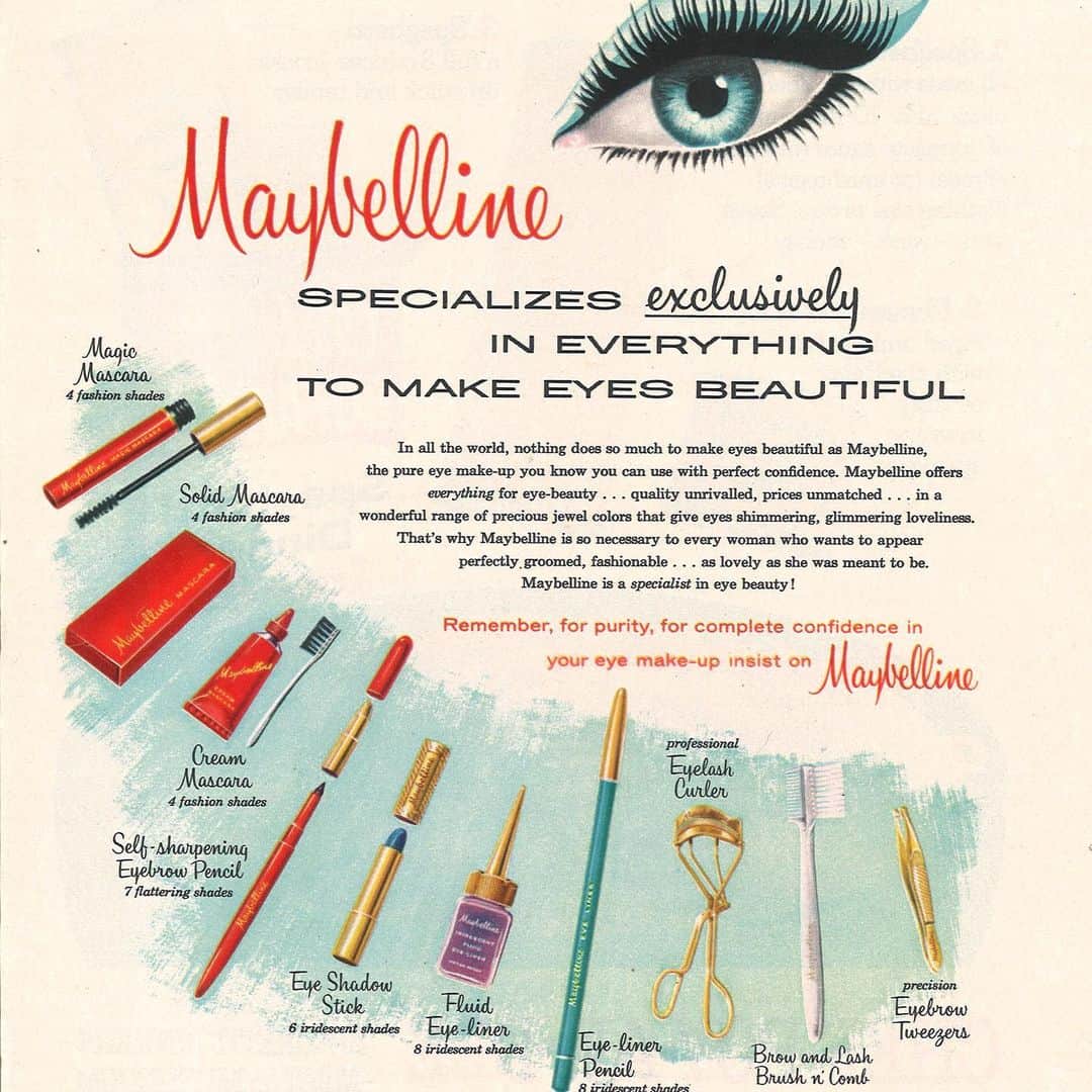 Maybelline New Yorkさんのインスタグラム写真 - (Maybelline New YorkInstagram)「#MaybellineFunFact: Did you know @maybelline was founded by LGBTQ makeup pioneer, Thomas Lyle Williams? It all started with a lash and brow product that was inspired by his sister Mabel Williams.  After seeing her mix coal dust and Vaseline he took her Vaseline + charcoal formula further and turned it into the first mascara and brow product. Fast forward two years later, Maybelline was born. Also fun fact, Thomas was gay and was in a relationship with Emery Shaver, who worked on Maybelline’s advertising in Hollywood with Thomas. They kept their relationship under wraps because at the time they would have risked losing the company and disgracing the family, according to his great-niece Sharrie Williams who wrote the book, “The Maybelline Story and the Spirited Family Dynasty Behind It.” For #WorldPride we want to celebrate Thomas and Emery for their contribution to the beauty industry! Swipe to see a few vintage ads from the 1920s to the 1970s. Happy Pride, babellines!! 🏳️‍🌈 - - Tell us your all time favorite Maybelline product in the comments! #pride #mnypride #worldpride 🌈」6月29日 0時50分 - maybelline