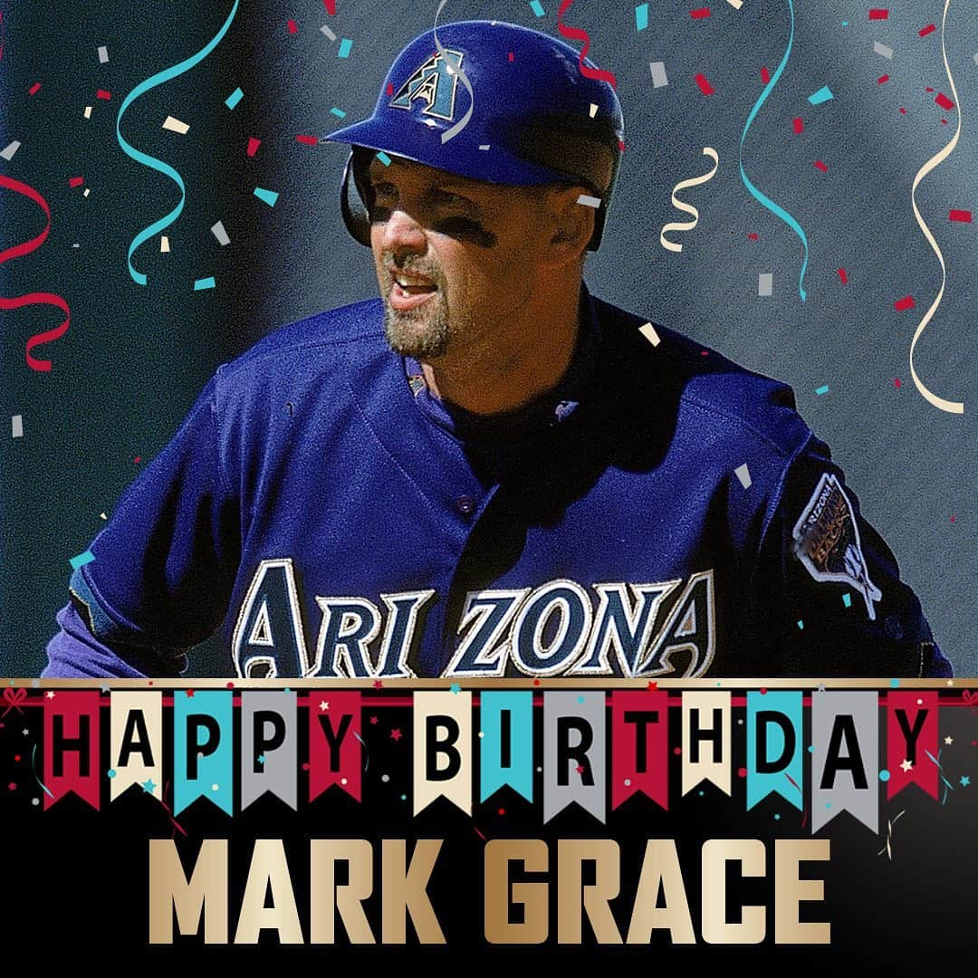 アリゾナ・ダイヤモンドバックスさんのインスタグラム写真 - (アリゾナ・ダイヤモンドバックスInstagram)「Happy Birthday to #Dbacks legend and @foxsportsaz analyst Mark Grace!」6月29日 1時21分 - dbacks