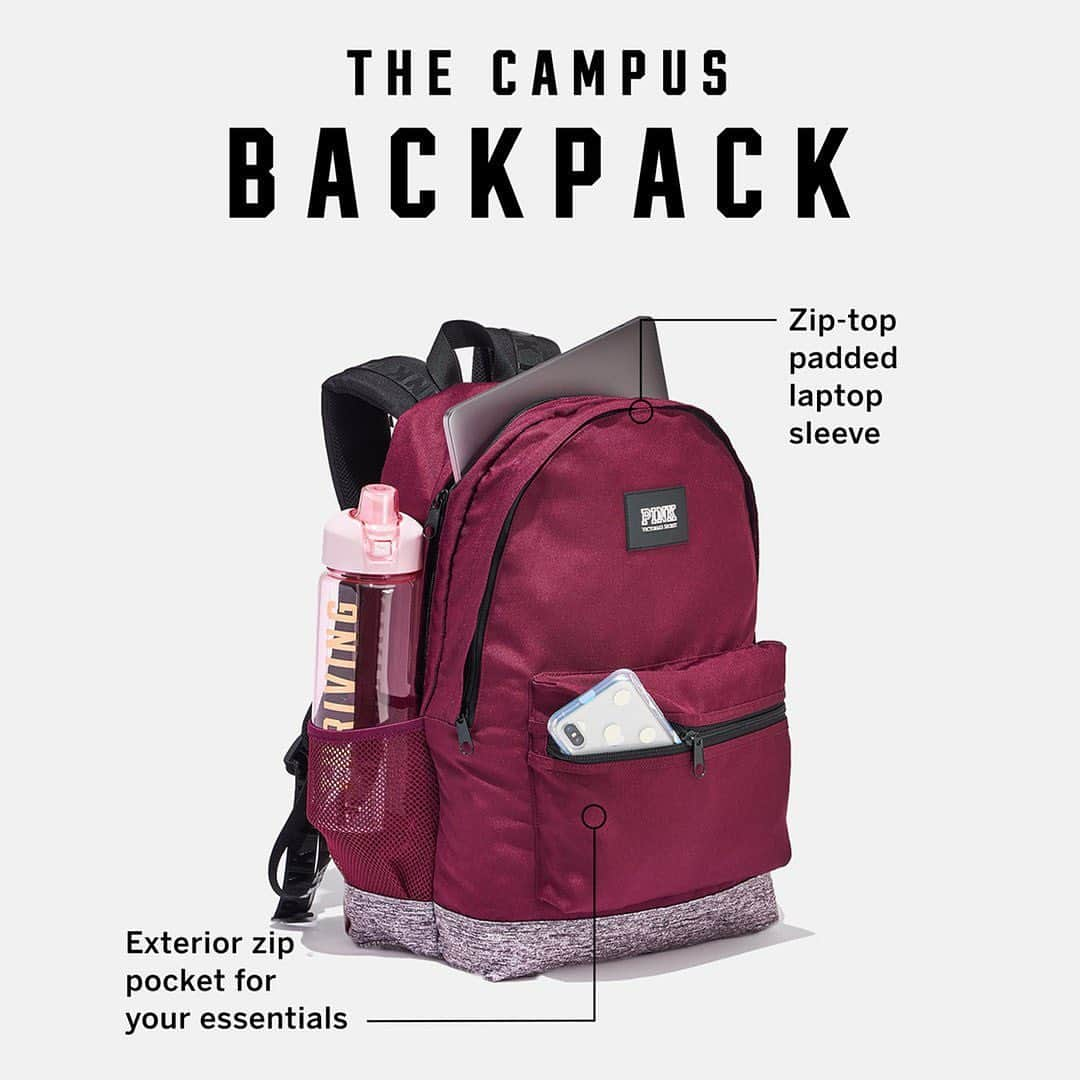 Victoria's Secret PINKさんのインスタグラム写真 - (Victoria's Secret PINKInstagram)「We've got your back(pack)! Drop a 🎒 below if you’re excited for new backpacks!」6月29日 2時03分 - vspink