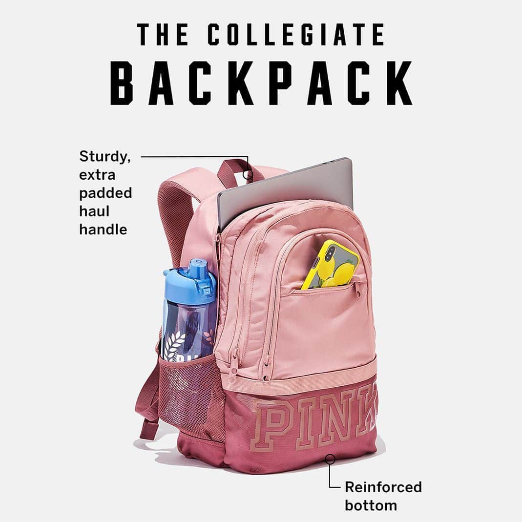 Victoria's Secret PINKさんのインスタグラム写真 - (Victoria's Secret PINKInstagram)「We've got your back(pack)! Drop a 🎒 below if you’re excited for new backpacks!」6月29日 2時03分 - vspink