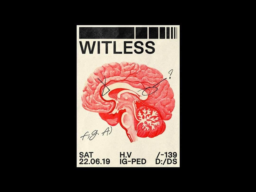 Dribbbleさんのインスタグラム写真 - (DribbbleInstagram)「What do you see? 139. Witless by нαrry vιɴceɴт ⠀ ⠀ #dribbble  #dribbblers #design #illustration #lettering」6月29日 2時20分 - dribbble