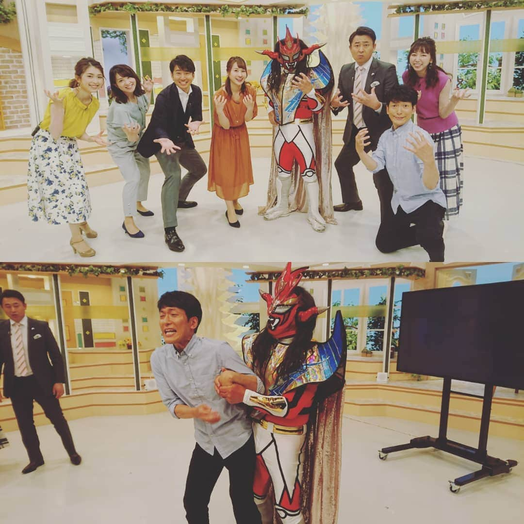 北海道テレビ「イチオシ！モーニング」さんのインスタグラム写真 - (北海道テレビ「イチオシ！モーニング」Instagram)「今日は新日本プロレスの獣神サンダー・ライガー選手が生出演！来月15日には引退前、最後の札幌大会もあります。詳しくは新日本プロレスのHPまで！放送後には、一足早く、藤尾さんに技を…藤尾さん曰く、1年、良いことがあるそうです。 #新日本プロレス #獣神サンダー・ライガー #岩本勉 #福田太郎 #福永裕梨 #藤尾仁志 #小俣彩織 #谷口郁美 #大野由李絵 #イチモニ #今日は札幌ドームでイベント」6月29日 12時54分 - htb_ichimoni