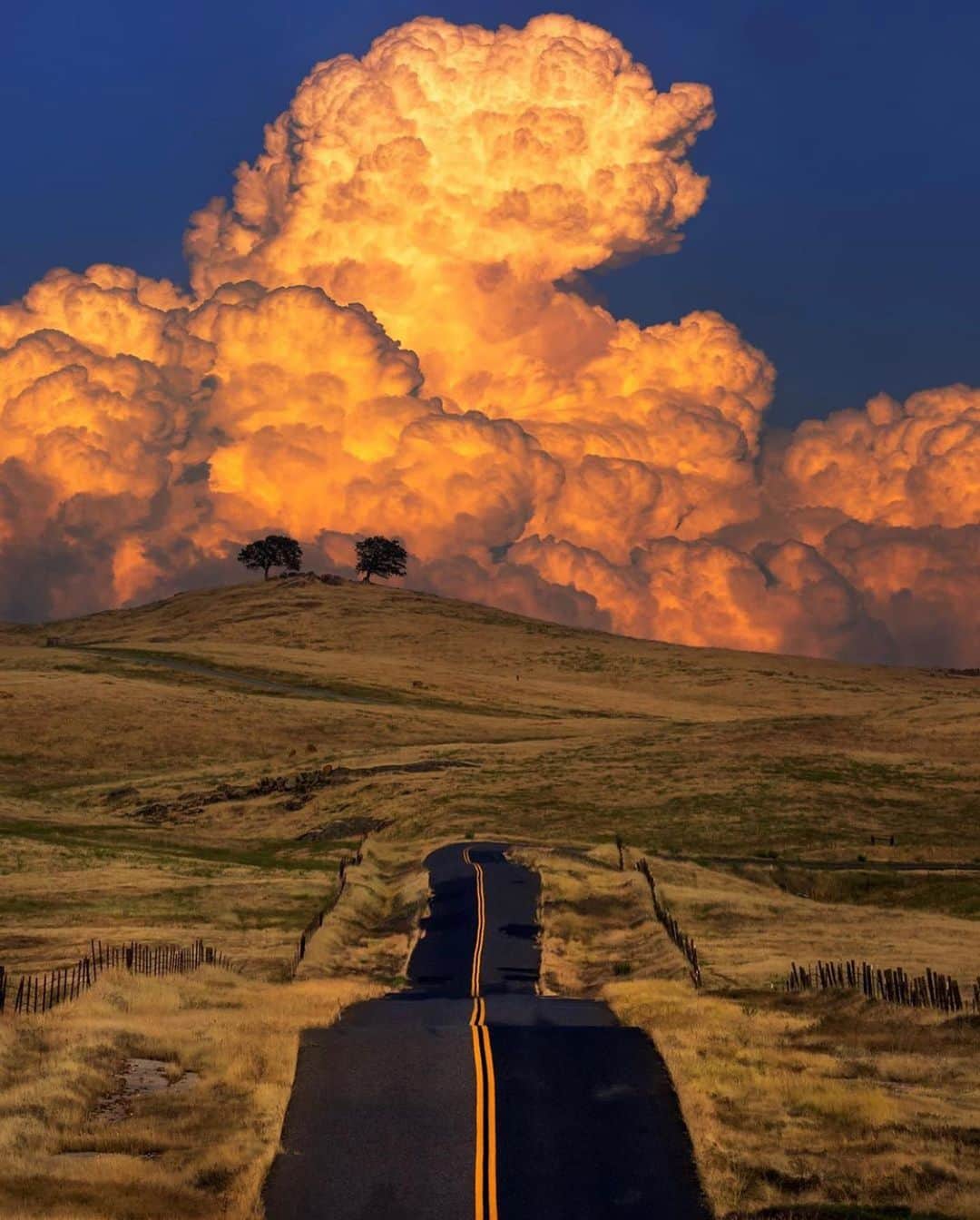 Canon Photographyさんのインスタグラム写真 - (Canon PhotographyInstagram)「What an absolutely incredible image! Perfect leading line (road) towards a spectacular sunset. Doesn’t get better than that.  Photography | @a_guy_named_eric  #california #cumulus #thunderstorm #sunset #road #cali」6月29日 7時31分 - cpcollectives
