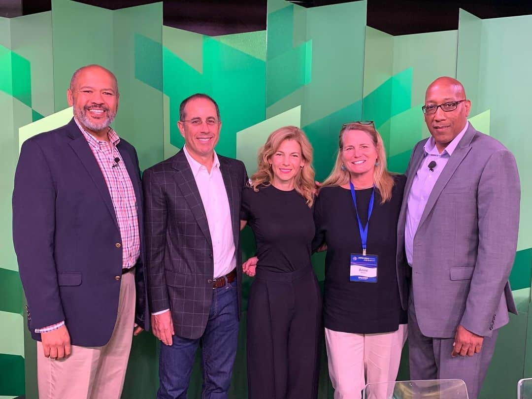 ジェシカ・サインフェルドさんのインスタグラム写真 - (ジェシカ・サインフェルドInstagram)「At #aspenideas talking about much-needed Child Support Policy Reform and fatherhood with the best there is: Reggie Bicha, E.D. of Colorado Human Services, Anne Mosle of @aspeninstitute and @center_for_urban_families and hero of mine, Joe Jones. Also, the incredible Kimberly Dent, of the Ohio Commission on Fatherhood. 💪🏽Every state should be so smart and have a commision on Fatherhood. 💪🏽Ohio. 💥Also, Dr Alan Michael Graves of @goodplusfdn and Superdad, Daniel Torres. Thanks to all who came to support!」6月29日 7時35分 - jessseinfeld