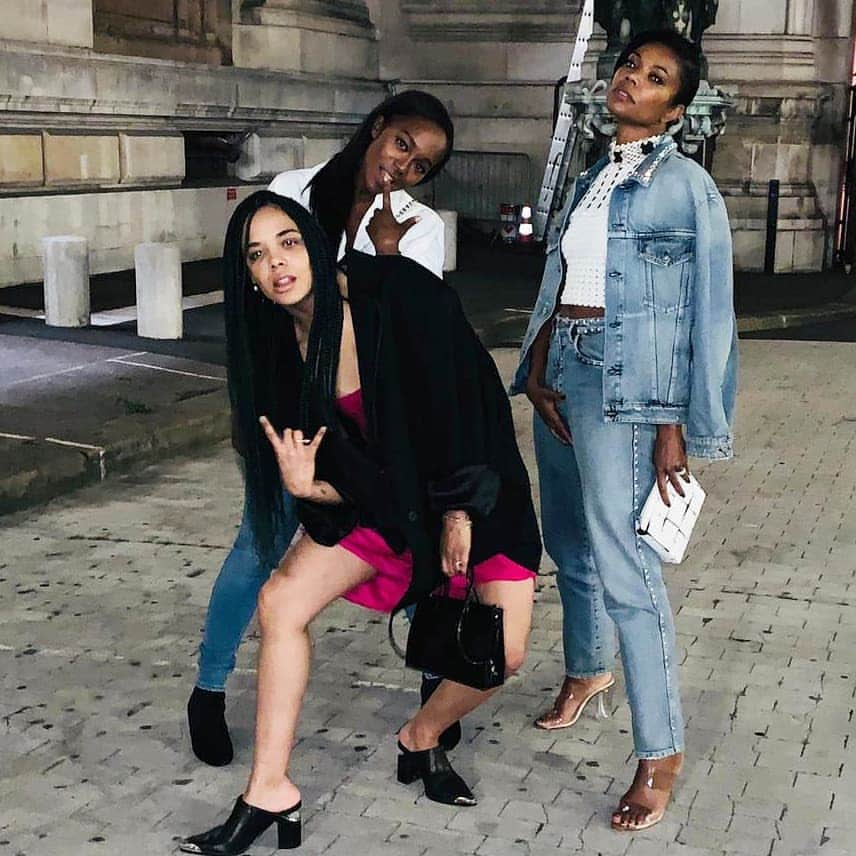 ガブリエル・ユニオンさんのインスタグラム写真 - (ガブリエル・ユニオンInstagram)「Black Girls In Paris Write This Movie. @tessamaethompson @ajanaomi_king」6月29日 7時50分 - gabunion