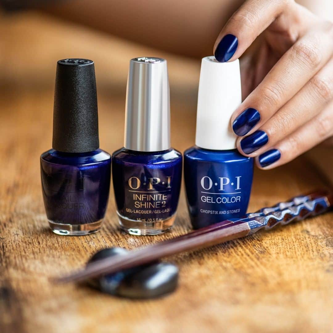 OPIさんのインスタグラム写真 - (OPIInstagram)「#ChopstixAndStones may break your bones but #OPI will never hurt you! We're loving this midnight shade from the #OPITokyo collection. 🌌 Available in all 3 color systems! Tag a friend who would be #OPIObsessed with this shade. 👇 #OPINailLacquer #OPIInfiniteShine #OPIGelColor #ColorIsTheAnswer #bluenails #manicure #friday #nails #nailpolish」6月29日 9時05分 - opi