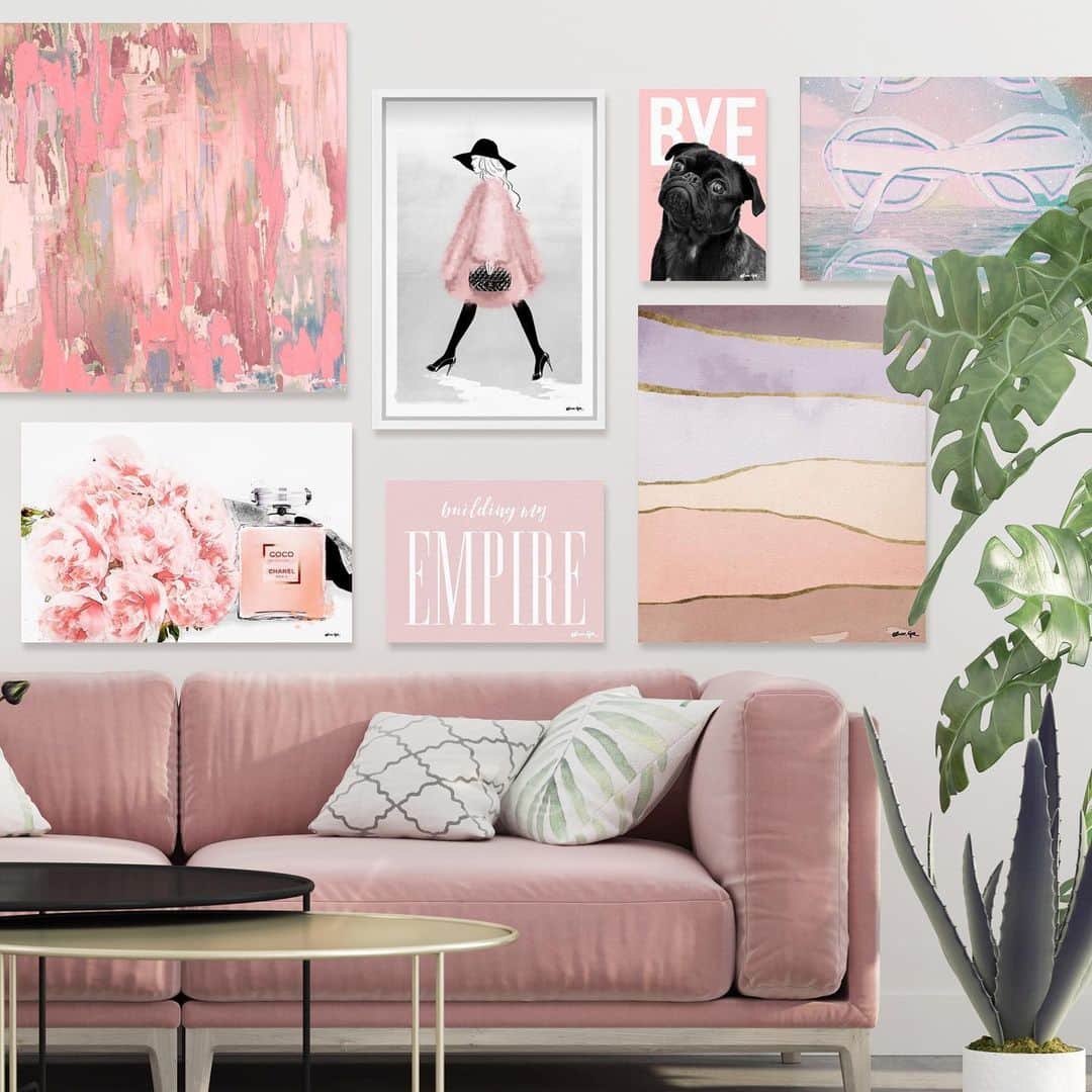 The Oliver Gal Artist Co.さんのインスタグラム写真 - (The Oliver Gal Artist Co.Instagram)「We love rosy shades, and we're sure your walls will too! 🌸 #olivergal」6月29日 10時53分 - olivergalart