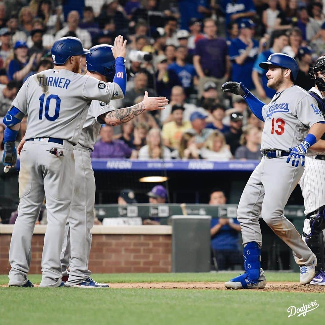 Los Angeles Dodgersさんのインスタグラム写真 - (Los Angeles DodgersInstagram)「464 feet? @maxmuncy CRUSHED that.」6月29日 12時15分 - dodgers