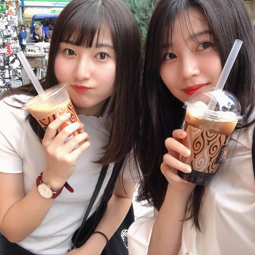 谷中唯彩さんのインスタグラム写真 - (谷中唯彩Instagram)「メンバーとタピオカ💜 . タイティーのお店🙆‍♀️ . .  #yuisa #picoftheday #me #japanesegirl #girl #japan #tokyo#makeup #メイク #메이크업#97line #98 #21 #얼짱 #한국 #タピオカ #タピオカ巡り #渋谷  #渋谷タピオカ #shibuya #바블티 #타피오카 #시부야」6月29日 21時56分 - yuisa_erg