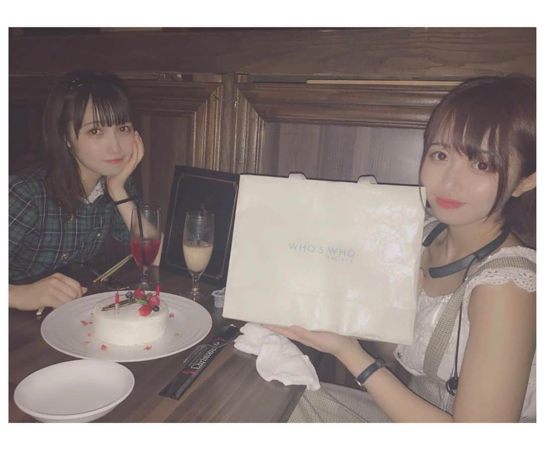 青葉ひなりさんのインスタグラム写真 - (青葉ひなりInstagram)「まりの誕生日お祝いした🎂 誰かをお祝いするのってこっちも 楽しいよね♥  おめでとう！  #instagood #birthdaysurprise #birthdaypresent」6月29日 22時21分 - hinari_festive