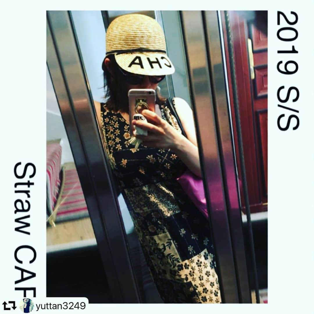 NAOMIさんのインスタグラム写真 - (NAOMIInstagram)「ちなみに… CHANELのstraw cap 秘書ちゃんが被ると こんな感じです。  #2019新作 #strawcap  #chanel #chanelist  @chanelofficial」6月29日 22時45分 - naominakano703