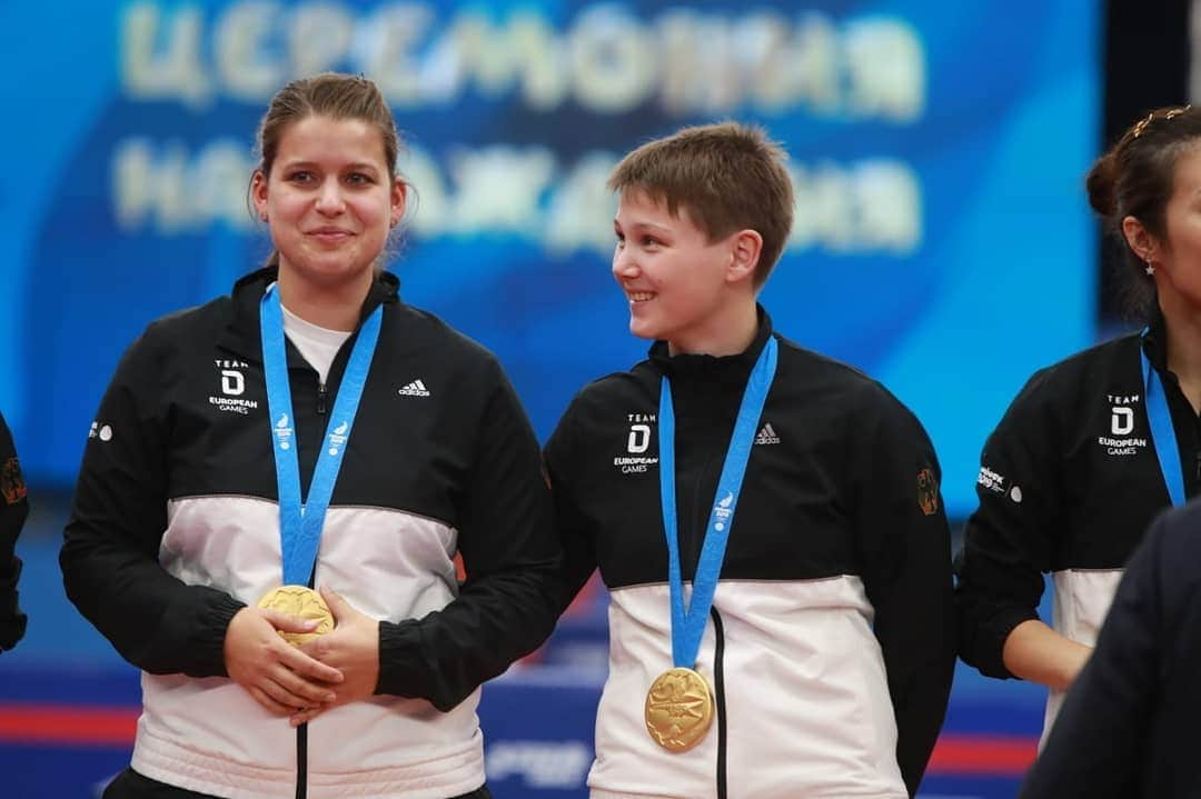 ITTF Worldさんのインスタグラム写真 - (ITTF WorldInstagram)「2nd #EuropeanGames champion🥇 - Team #Germany 🇩🇪 👏👏👏👏👏 🥈Romania 🥉Poland  #Tokyo2020」6月29日 23時04分 - wtt