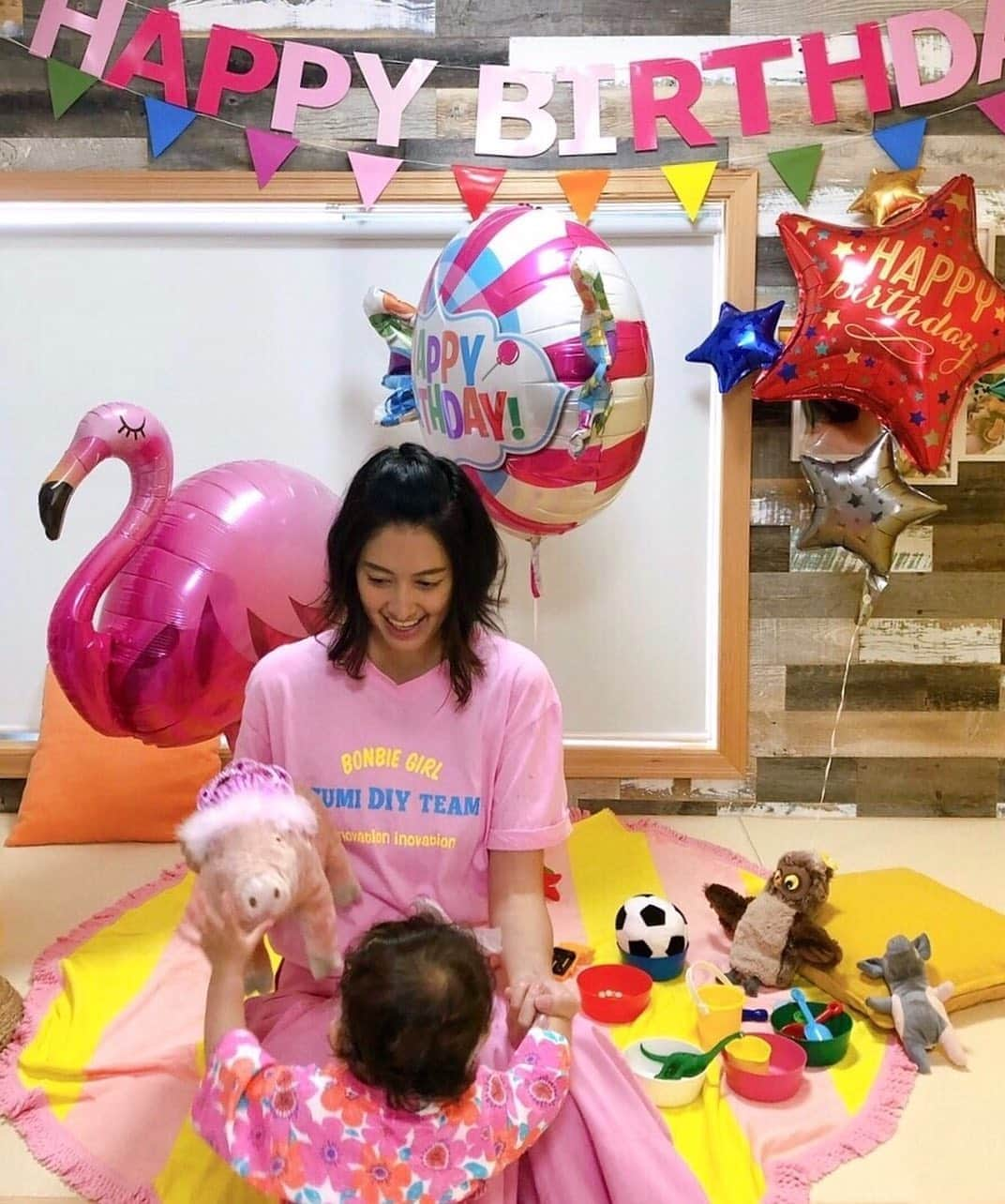 森泉さんのインスタグラム写真 - (森泉Instagram)「1 year old Birth Day Party 🎉 Thank You 💕」6月29日 14時38分 - izumi.mori