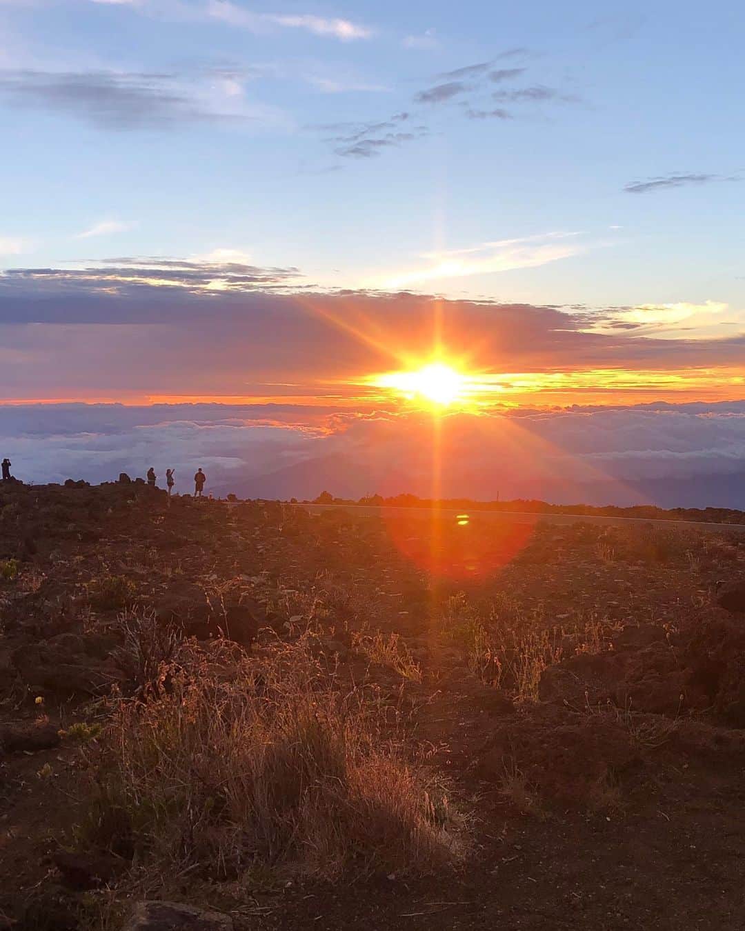 サマンサ・シザーリオさんのインスタグラム写真 - (サマンサ・シザーリオInstagram)「Made it to the top of Haleakala! Lots of crazy winding roads to get there and we missed the jacket memo .. but the view was stunning 💕」6月29日 16時16分 - sammi.kramer