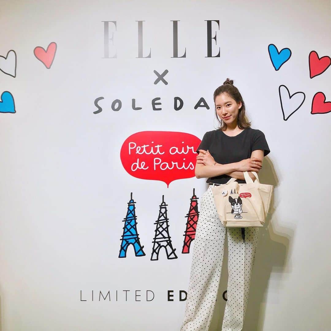 布川桃花さんのインスタグラム写真 - (布川桃花Instagram)「ELLE × Soledad “Un petit air de Paris”❤️ . #ELLE #SOLEDAD #ELLEcafe」6月29日 16時48分 - momoka_fukawa