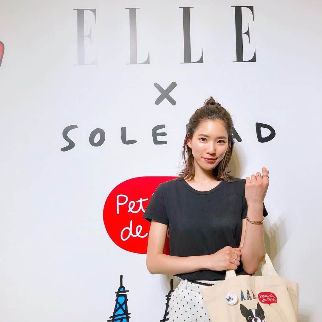 布川桃花さんのインスタグラム写真 - (布川桃花Instagram)「ELLE × Soledad “Un petit air de Paris”❤️ . #ELLE #SOLEDAD #ELLEcafe」6月29日 16時48分 - momoka_fukawa