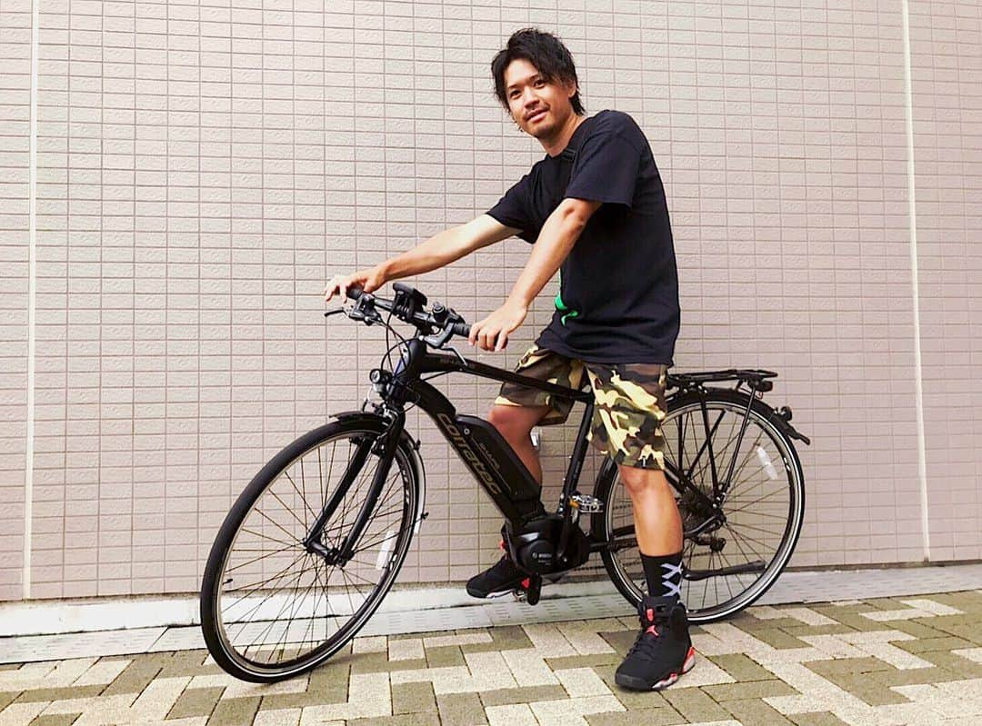 伊地知大樹さんのインスタグラム写真 - (伊地知大樹Instagram)「. 新しい自転車が届きました👏話題の電動自転車、ebike🚲 坂道がヤバイくらい楽っ！！ . #今日からチャリ族 #みなさん街中で見かけたら是非お声かけ下さい #華麗に通り過ぎますw #これでダイエットと思ったが #楽すぎて全然疲れないw #夏なのにヤバイ #よしっ着痩せ命 #自転車はこれ #corratec #corratecebike #ebike」6月29日 16時47分 - pistachio_ijichi