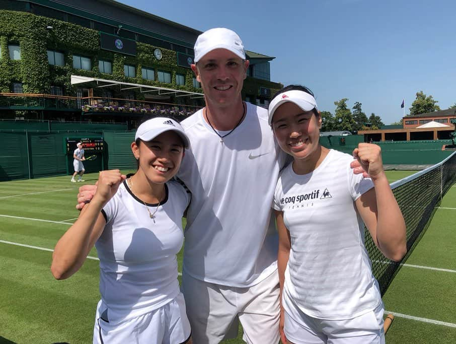 加藤未唯さんのインスタグラム写真 - (加藤未唯Instagram)「Wimbledon2019🌱🍓💚❤🇬🇧 マッチコートでの練習でした！ #wimbledon #2019」6月29日 19時32分 - miyukato1121