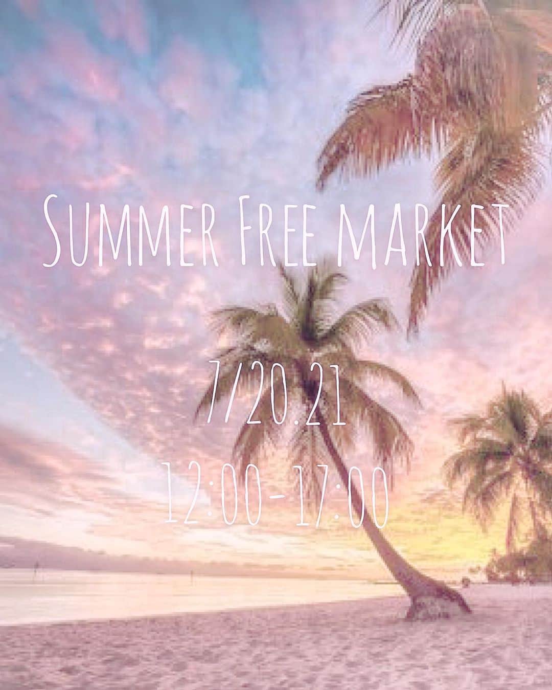 のインスタグラム：「🌻Summer Free market🌻﻿ ﻿ ﻿ 夏休み初日🌴！﻿！！ モデル、インスタグラマー、タレント大集合で、Free market開催しちゃいます♡！！！﻿ ﻿ ﻿ 洋服、サンダル、アクセ、メイクアイテム、BAG、子供服、水着、、、etc﻿ ﻿ 格安で出品してます💕！！！﻿ ﻿  私も二日間店頭に居るので♡！ 是非是非遊びに来てください💜﻿ ﻿ ﻿ ﻿ 【日程】﻿ 7/20 (Sat)﻿ 7/21 (Sun)﻿ OPEN  12:00﻿ CLOSE  17:00﻿ ﻿ 21日  16時〜  タイムセール開催♡！﻿ ﻿ ﻿ 【会場場所】﻿ 東京都渋谷区神宮前4-32-4 2F﻿ JACK ROSEの二階﻿ ﻿ ﻿ 【出品者】6.29現在 決定16名﻿ ﻿ @rumi_official_0616﻿ @yuisho_ri﻿ @saayamizuno﻿ @sakihamada﻿ @miki_shimano﻿ @yu.i.k.a﻿ @yukari0143﻿ @jnco0417﻿ @rkgabriela﻿ @okamotomari1213﻿ @ayakokida﻿ @erica_nakamura﻿ @nakajima_ayano﻿ @miee.misa﻿ @maasa.05 @yuurimorishita﻿ ﻿ ﻿ etc…決まり次第随時追加﻿ ﻿ ﻿ ﻿ ﻿ 【注意事項】﻿ ﻿ ※現金払いのみクレジットカード使用不可﻿ ﻿ ※どなたでも御入場頂けます。会場が混み合った場合、入場制限になりますのでお待ち頂く事をご了承下さい。﻿ ﻿ ※出品商品は試着ができませんので予めご了承下さいませ。﻿ ﻿ ※駐車場はございません。」