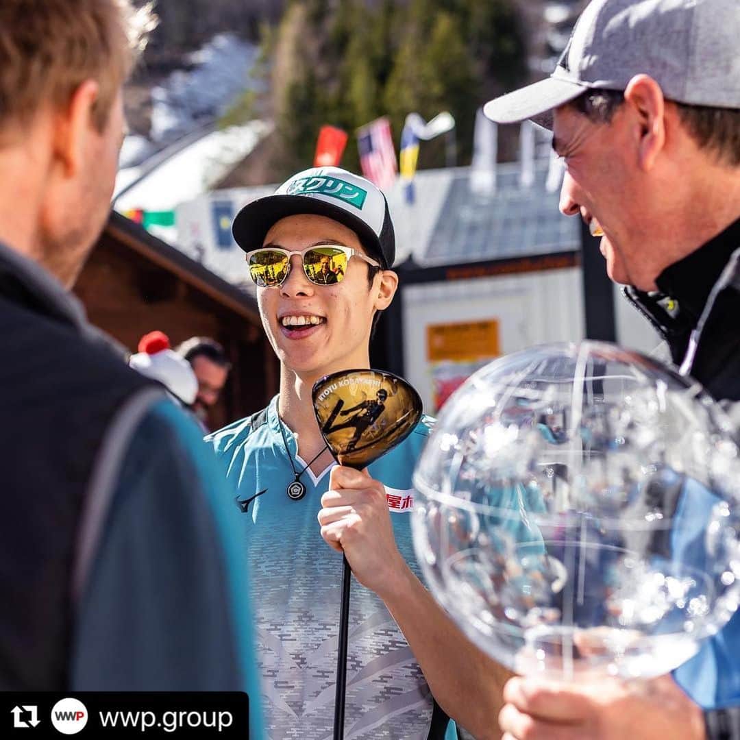 小林陵侑のインスタグラム：「明日はオフ🤩 ゴルフしたいな〜⛳️ こんなドライバー勿体無くて使えないけどね、 とゆー、リポストしたかっただけの投稿でした(^^) #小林陵侑 #ゴルフ #ドライバー #プレゼン #bwt #ryoyukobayashi」