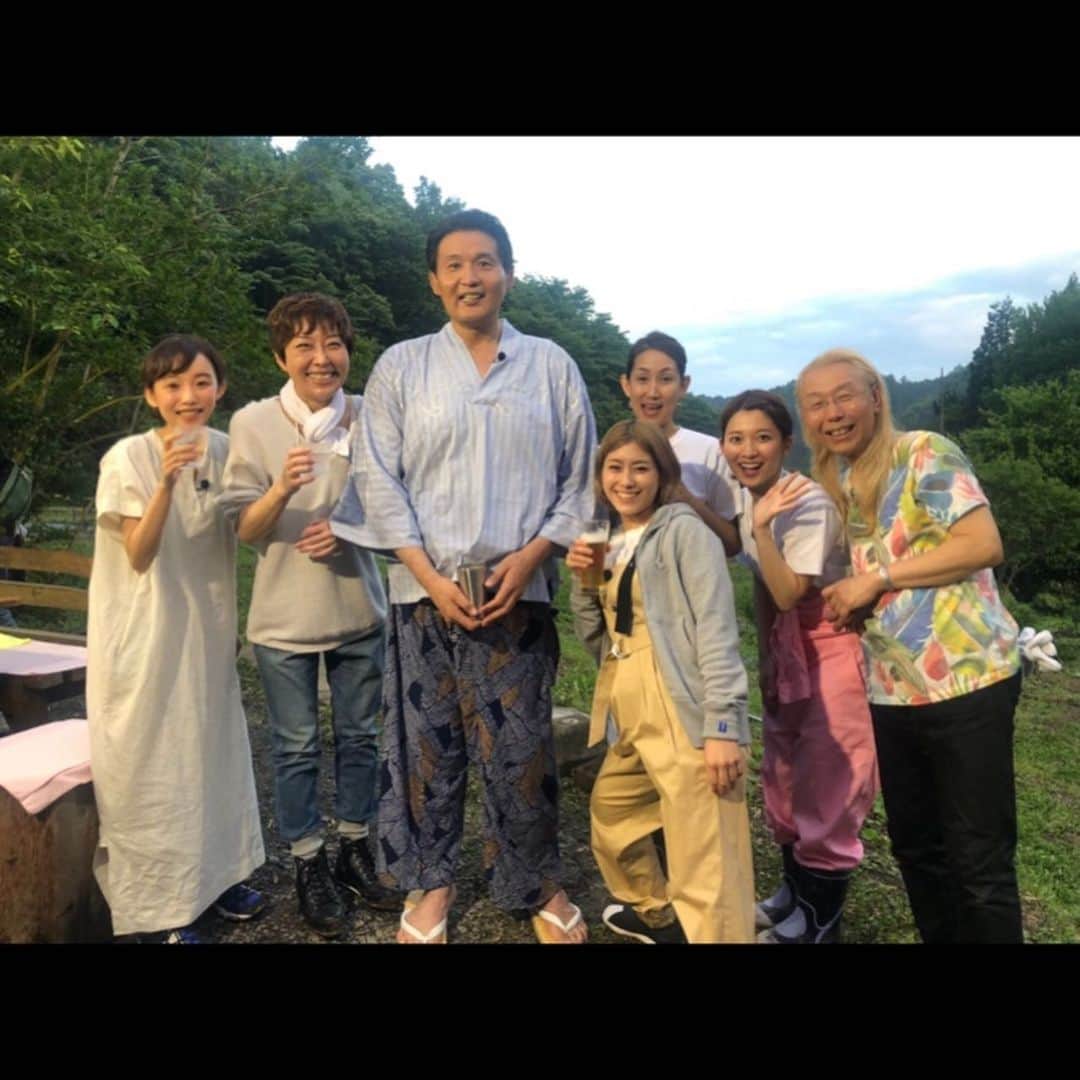 Baekのインスタグラム：「昨日の金スマ見てくださった方々ありがとうございます！ みんなで田植えをやったり、いろんなお野菜の収穫をしてみんなで料理をしてたべて、ほーんとにたのしくパワーをもらう一日でした！ しかも今回は貴乃花さんにお会いできて、いろんなすてき言葉もいただいてわすれられない夏の思い出になりました！ すてきな方々にあえたり、おいしいものをたべて元気いっぱいー！な夏❗️ #金スマ #ひとり農業 #元気になるー！ #引き続き今日も楽しかった！明日も楽しみ！」