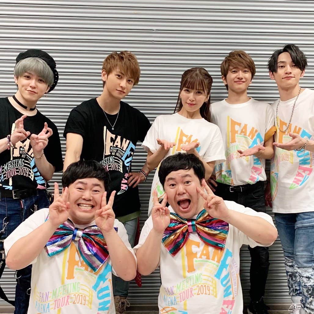 たくやのインスタグラム：「ＡＡＡ FAN MEETING ARENA TOUR 2019 ～FAN FUN FAN～  三重県！！ ＭＣしてきましたぁー！！ 最高に楽しかったよー！ #AAA  #fanfunfan」