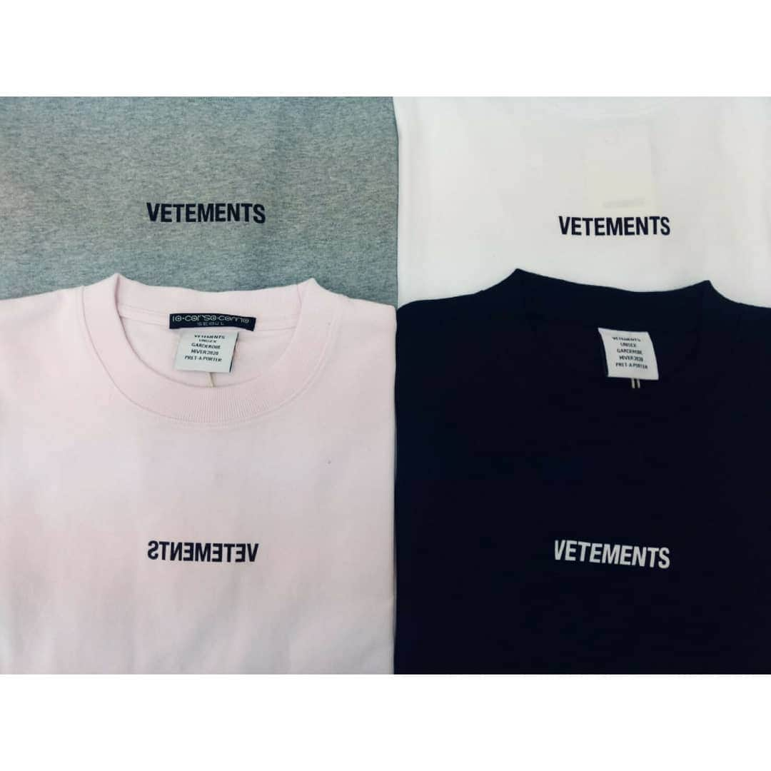 RINKAN渋谷店さんのインスタグラム写真 - (RINKAN渋谷店Instagram)「【Comming soon...】 "Vetements 19AW Logo print Tee" 各種本日お買取させて頂きました。 只今"Vetements Tシャツ"高価買取させて頂いておりますので、お問い合わせお待ちしております。 #rinkan #shibuya#Triple S #louisvuitton #supreme #supremenyc #vetements #balenciaga #gucci #nike #offwhite #off_white #amiri #dior #diorhomme #saintlaurent #saintlaurentparis #yeezy #fearofgod #rafsimons #ootd #outfit #fashion #coordinate#supremelouisvuitton#supremeteam#supreme#LVxSupreme#supremenyc#supremetokyo RINKAN 渋谷店 03-5458-3050」6月29日 21時11分 - rinkan_shibuya