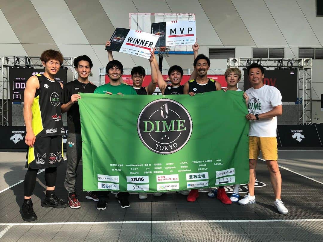 のインスタグラム：「韓国3x3ラウンド4優勝！！ 天昇MVPおめでとう！！✨ 明日は応援頑張ります🙇🏻‍♂️ #みんなの待ち受けまっちゃん #korea3x3  #korea3x3premierleague  #dime」
