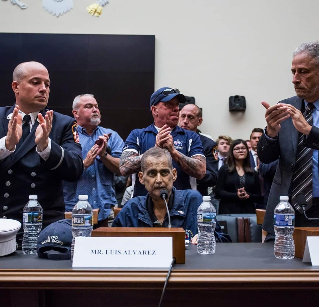 TIME Magazineさんのインスタグラム写真 - (TIME MagazineInstagram)「Luis Alvarez, a retired New York City detective who recently urged Congress to extend #health coverage for those who, like him, responded to the Sept. 11, 2001, terrorist attacks, died on June 29. The 53-year-old traveled to Washington, D.C., to implore lawmakers on June 11 to reauthorize the September 11 Victim Compensation Fund. He was joined that day by former Daily Show host Jon Stewart, who condemned legislators who failed to show up for the testimony. About 16 years after the attacks, Alvarez was diagnosed with colorectal cancer, an illness linked to his time at Ground Zero. In his last interview with Fox News, Alvarez urged other first-responders to fight for benefits, even if they weren’t sick. "There’s workers out there who say, this isn’t going to happen to me, I’m OK, the time has passed. The time is not gonna pass," Alvarez said. "There’s gonna be more and more and more responders getting sick… just because you’re not sick now doesn’t mean you’re not going to get sick.” Read more at the link in bio. Photograph by @zachgibson5—@gettyimages」6月30日 7時04分 - time